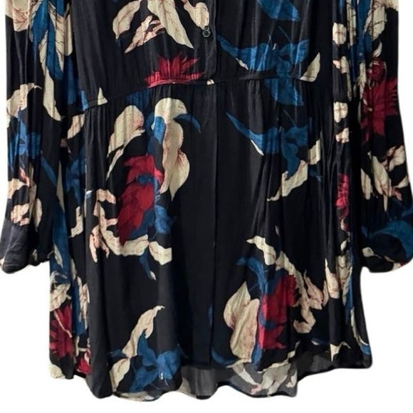 Tularosa Lola Blue Dress Revolve M Medium Tropical Floral sundress - Picture 5 of 6